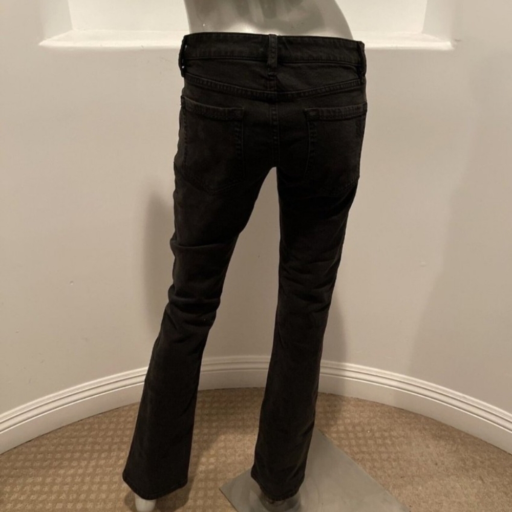 BCBGMAXAZRIA Agnes Low Rise Bootcut Jeans Black Size 27 - Picture 2 of 12